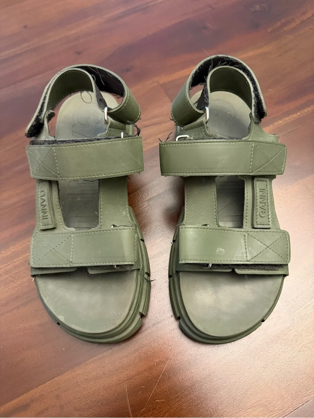 Ganni chunky velcro
